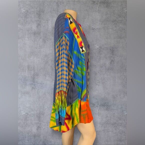 Faith Patchwork Button-Up Tunic – Size M - Picture 4 of 13